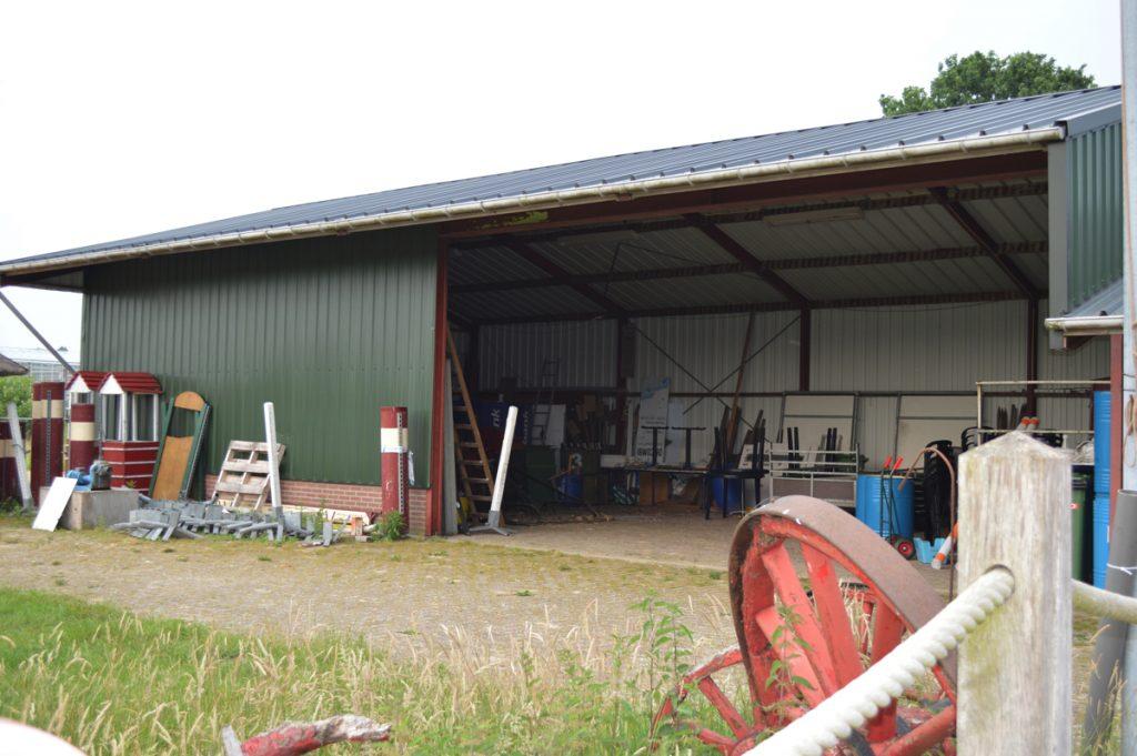 Paardensportvereniging De Trouwe Kameraden Chaam opslagloods accommodatie